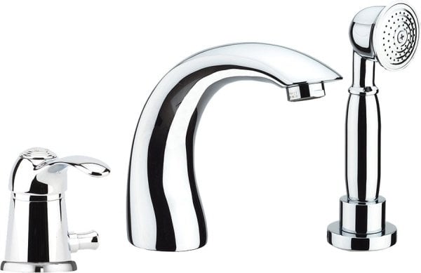 Смеситель на борт ванны Webert Aurora Aurora AU850701015, хром