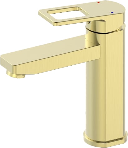 Смеситель для раковины Wonzon & Woghand WW-88139010-BG брашированное золото