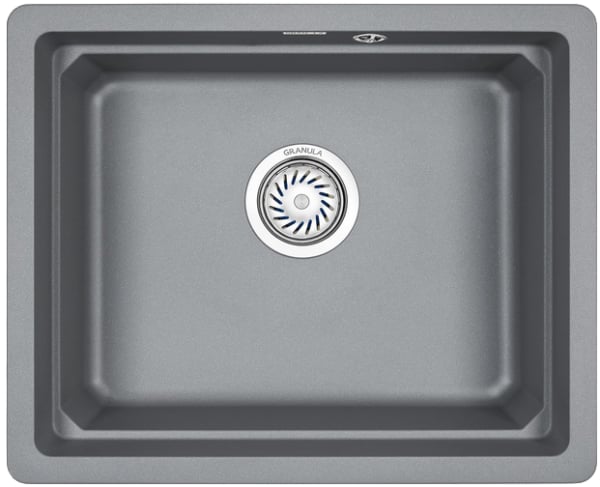 Мойка кухонная Granula Kitchen Space 5501U, алюминиум
