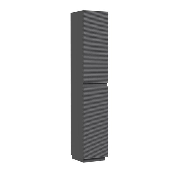 Шкаф-пенал для ванной напольный Sancos Folk Floor 350х350х1880 мм, Grey soft