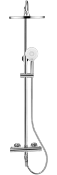 Душевая стойка Bronze de Luxe Scandi 11060C, хром