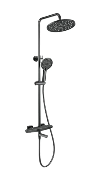 Душевая стойка Wonzon & Woghand NEO WW-B3046-A1-BGG, темный графит