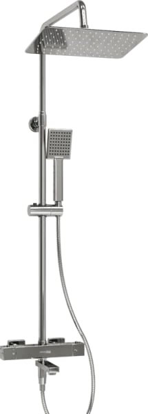 Душевая стойка Wasserkraft Lopau A199.069.141.010.CH Thermo, с термостатом, хром