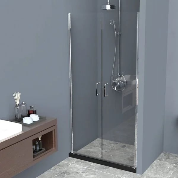 Душевая дверь в нишу BelBagno Uno B-2-80-C-Cr стекло прозрачное