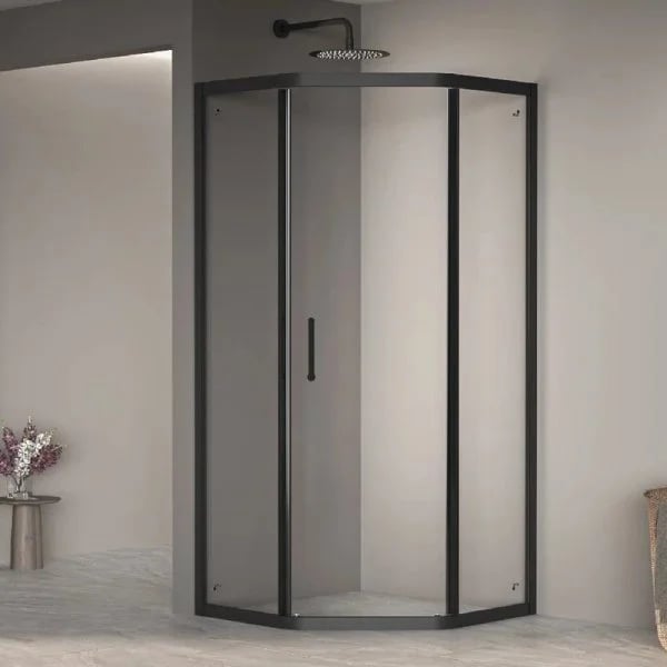 Душевой уголок RGW Passage PA-86B 900x900x1950, профиль черный