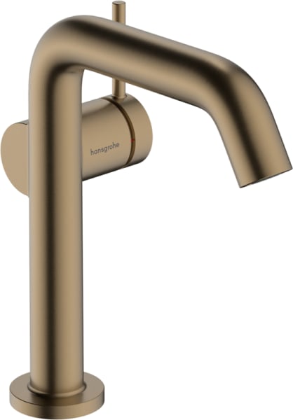 Смеситель для раковины Hansgrohe Tecturis S Fine 150 CoolStart 73340140 шлифованная бронза