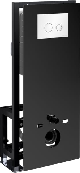 Система инсталляции для унитазов Wasserkraft Glan 66TLT.010.ME.BL.WH01, с кнопкой смыва белой