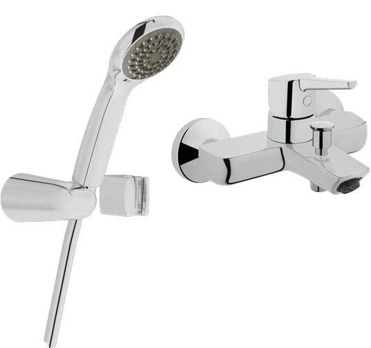 Смеситель для ванны с душем VitrA Stern 458655, глянцевый хром