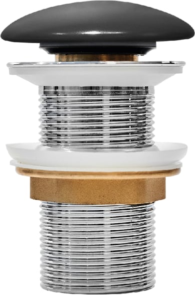 Донный клапан для раковины IDDIS Optima Home OPHBM00i88 черный матовый
