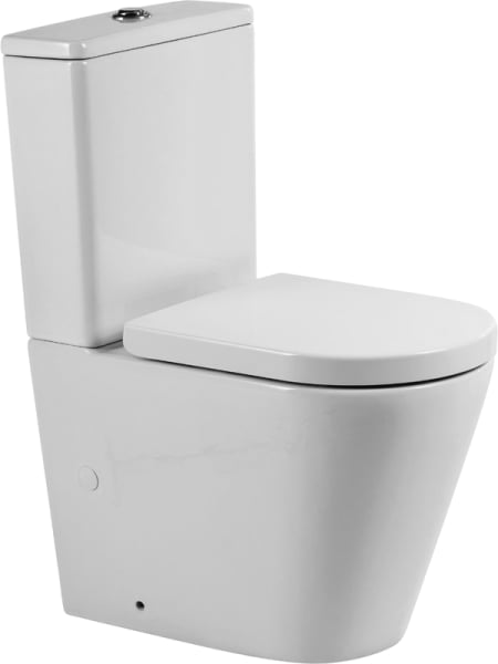 Унитаз-компакт напольный BelBagno Flay-r BB2149CP-TOR BB865SC с микролифтом, безободковый, белый