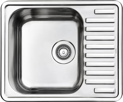 Мойка кухонная IDDIS Strit STR58SDi77S с сифоном