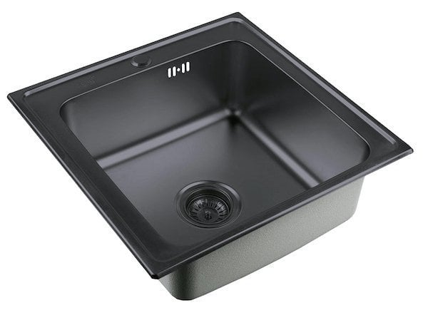 Мойка кухонная Zorg Inox PVD SZR 5050 GRAFIT графит