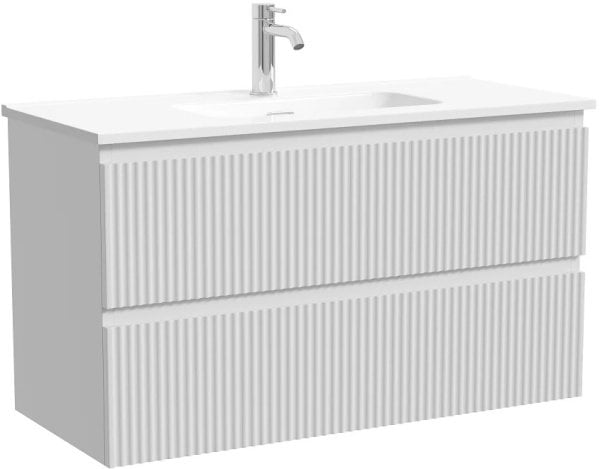 Тумба под раковину Sancos Snob R 90 подвесная Bianco (белый), SNR90/39W