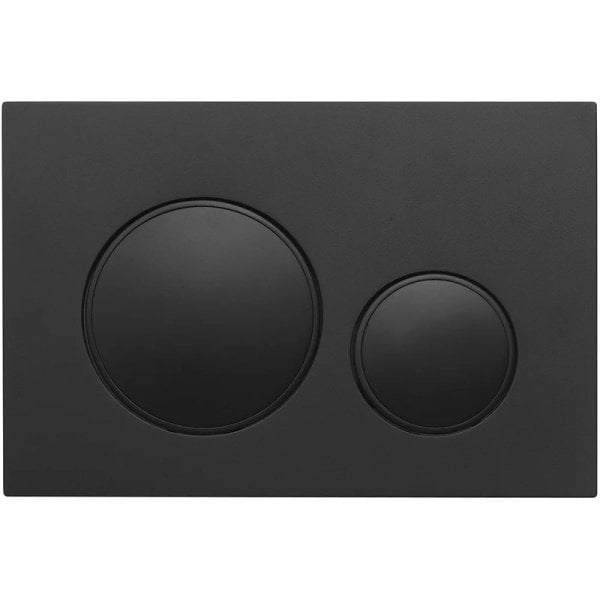 Кнопка смыва для инсталляции Veconi Flush V10 FLV10-B пластик, цвет матовый черный
