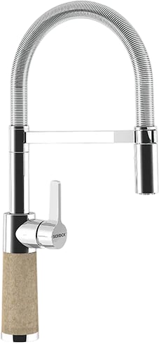 Смеситель для кухни Schock Cristalite SC-550 с гибким изливом, саббиа