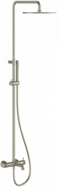Душевая стойка Splendy Relax P RP208ZKR30C1NB, с изливом, брашированный никель