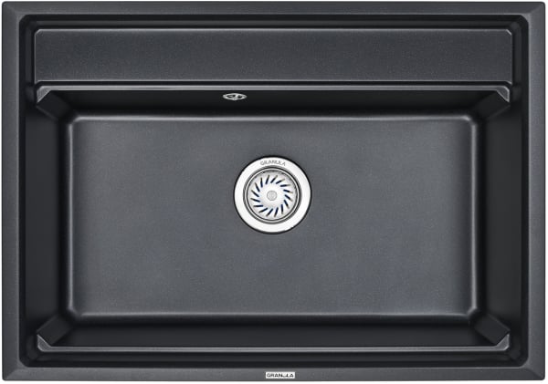 Мойка кухонная Granula Kitchen Space 7301, шварц