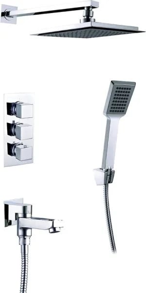 Душевой комплект Timo Tetra-Thermo SX-0199 /00, С ВНУТРЕННЕЙ ЧАСТЬЮ