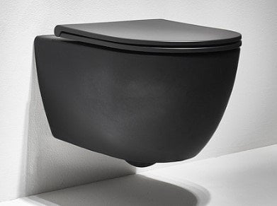Чаша для подвесного унитаза Simas Trevi TR 18 black matt