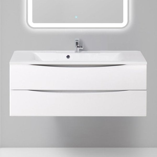 Тумба под раковину без столешницы BelBagno Marino 120 bianco lucido