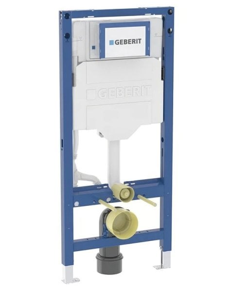 Инсталляция для унитаза Geberit Duofix UP 320 111.950.00.6 (111.300.00.5) крепление к полу и стене