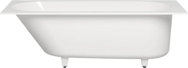 Ванна из искусственного камня Salini Ornella Kit S-Sense 170x80 см, встраиваемая, белая, на ножках, 