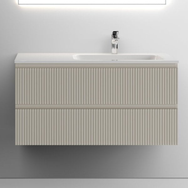 Тумба с раковиной Sancos Snob T 100 см, R, beige soft