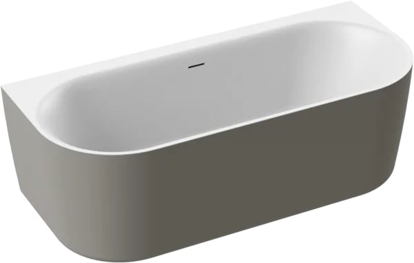 Акриловая ванна Cezares Metauro 180x80 см, METAURO-INT-Wall-180-80-60-G-W-MATT