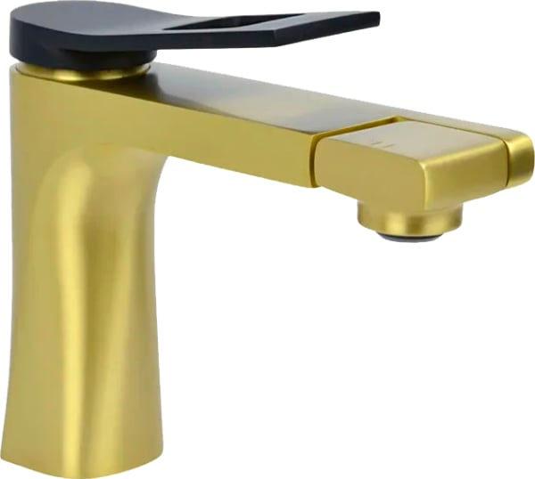 Смеситель для раковины Bronze de Luxe Element EL02XGB золото черный