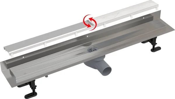 Душевой трап (лоток) AlcaPlast APZ23-DOUBLE9-850 хром