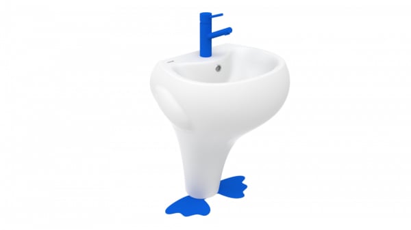 Раковина Creavit Ducky DC052-00CB00E-MA00 белая глянцевая, детская