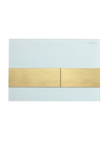 Кнопка смыва для инсталляции Cezares Люкс (Lux) LUX-GB-1-BORO пластик, стекло