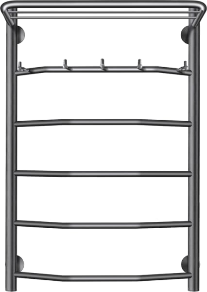 Полотенцесушитель электрический Secado Агата 1 КСП 80x50, графит, L
