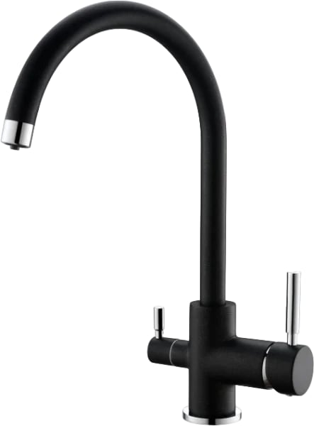 Смеситель для кухни Emar Quartz 3007.12 Оникс