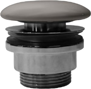 Донный клапан для раковины GSI PVC05 серый