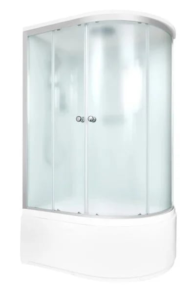 Душевая кабина DTO D120SL LED (120х80х220), высокий поддон (50 см), профиль хром, стекло матовое (4 
