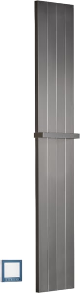 Полотенцесушитель электрический Boheme Flat 725-GM 150х25, антрацит