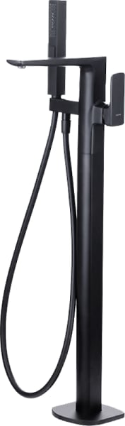 Напольный смеситель для ванны с душем Allen Brau Infinity 5.21009-31, С ВНУТРЕННЕЙ ЧАСТЬЮ, чёрный ма