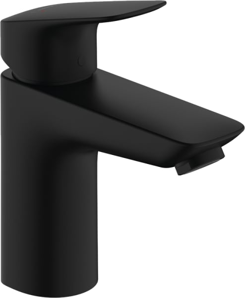 Смеситель для раковины Hansgrohe Logis 100 71100670 матовый черный