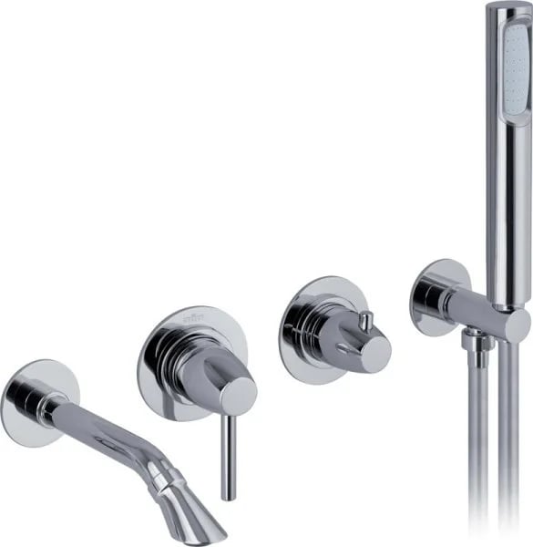 Душевой комплект Webert Opera moderna Opera moderna OE860312015, С ВНУТРЕННЕЙ ЧАСТЬЮ, хром