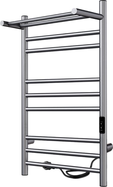 Полотенцесушитель электрический Indigo Line Trinity LСLTE80-50PGFMRt с полкой, graphite metallic