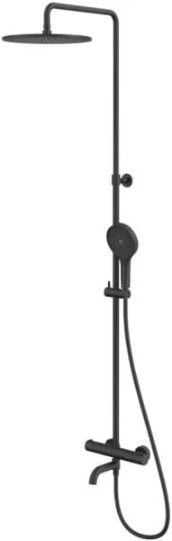 Душевая стойка WHITECROSS Y Y1234TOPBL, черный матовый