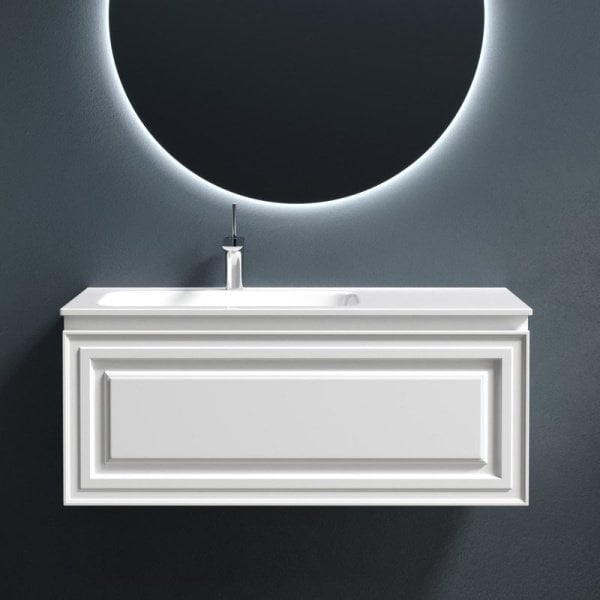 Тумба с раковиной Sancos Very 100 L bianco