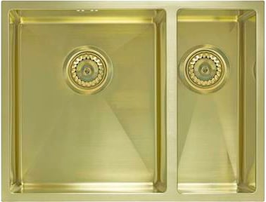 Мойка кухонная Seaman Eco Marino SME-575DR-GS.A R, gold satin