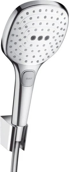 Душевой гарнитур Hansgrohe Raindance Select E 26720400, белый/хром
