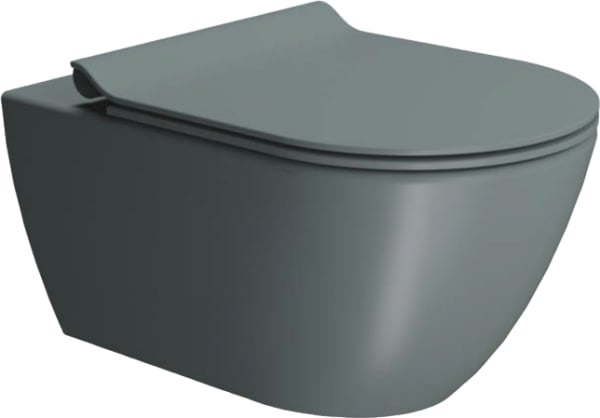 Унитаз подвесной GSI Pura 8815, с микролифтом, agave matte