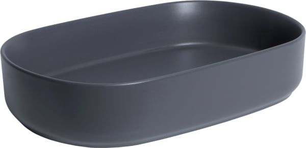 Накладная раковина Allen Brau Fantasy Oval 55x36, серая