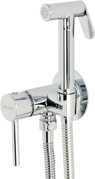 Гигиенический душ Migliore Fortis 31553 со смесителем, С ВНУТРЕННЕЙ ЧАСТЬЮ,  хром