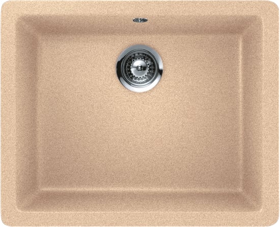 Мойка кухонная Schock Quadro 60 Cristalite лунный камень