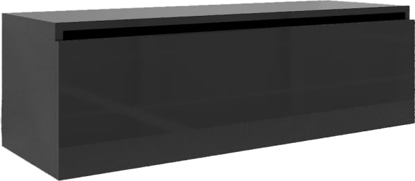 Тумба Armadi Art Flat Valessi Uno-S 120 антрацит глянец